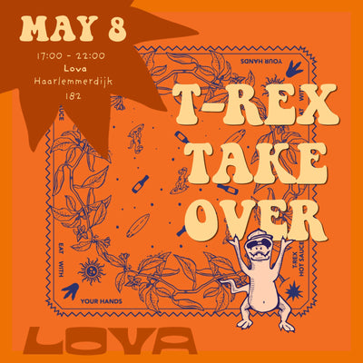 T-Rex Hot Sauce Takeover at LOVA